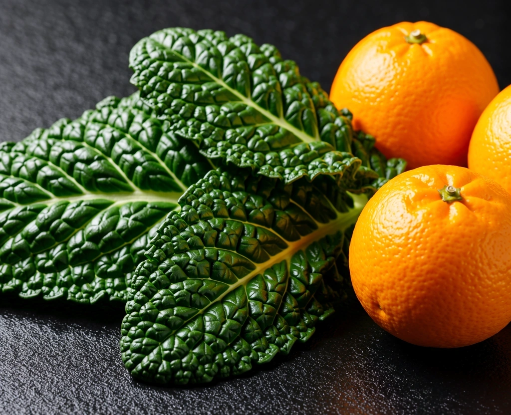 Fresh produce representing healthy diet and vitamins